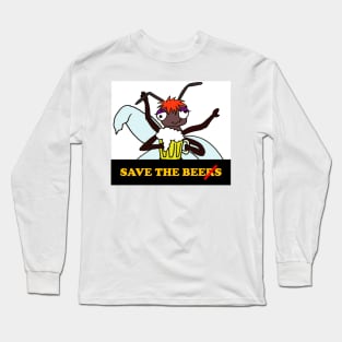 Tiled option Save the Bee(r)s Long Sleeve T-Shirt